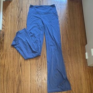 Lululemon Athletica Blue Yoga Flare Leggings